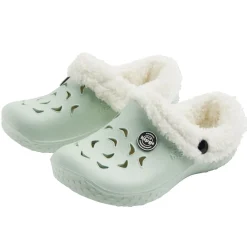 Discount Gifi Sabots enfant Hipps fourrés bleu azur T32/33