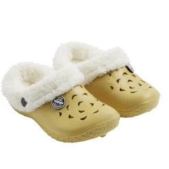 Outlet Gifi Sabots enfant Hipps fourrés jaune T26/27