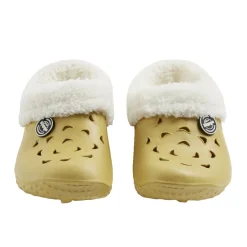 Outlet Gifi Sabots enfant Hipps fourrés jaune T28/29