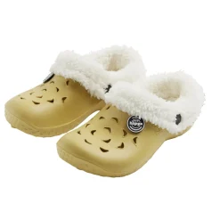 Outlet Gifi Sabots enfant Hipps fourrés jaune T28/29