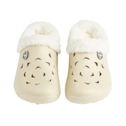 Discount Gifi Sabots femme Hipps fourrés blanc crème T40/41