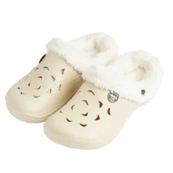 Sale Gifi Sabots femme Hipps fourrés blanc crème T36/37