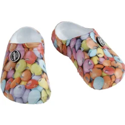Best Gifi Sabots Hipps Enfant imprimé bonbons multicolores T25/29