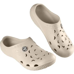 Online Gifi Sabots Hipps Femme plastique beige uni T40/41