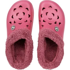 Outlet Gifi Sabots Hipps fourrés femme rose fuschia