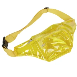 New Gifi Sac banane jaune transparent en pvc