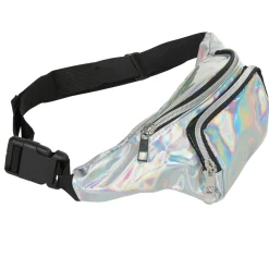 Sale Gifi Sac banane Sunshine gris argenté brillant