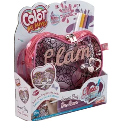 Gifi Jeux De Société Et Éducatifs<Sac coeur Glam rose à colorier et customiser