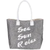 Best Gifi Sac de plage gris et message d'été