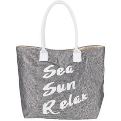 Best Gifi Sac de plage gris et message d'été