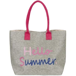 Best Gifi Sac de plage gris et message d'été