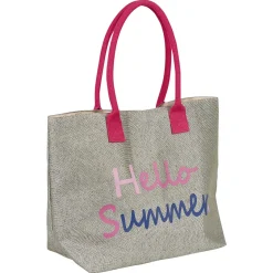Best Gifi Sac de plage gris et message d'été