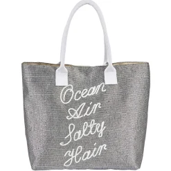 Best Gifi Sac de plage gris et message d'été