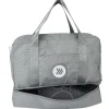 Gifi Sac de sport gris avec compartiment à chaussures
