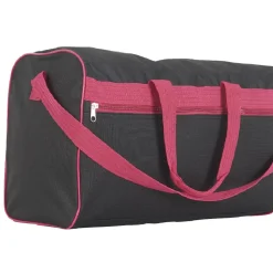 Hot Gifi Sac de voyage week end noir et framboise