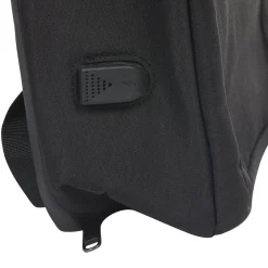 New Gifi Sac à dos antivol avec port USB intégré uni noir