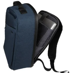 Discount Gifi Sac à dos antivol avec port USB intégré uni bleu