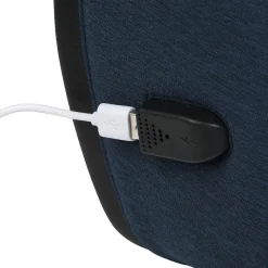 Discount Gifi Sac à dos antivol avec port USB intégré uni bleu