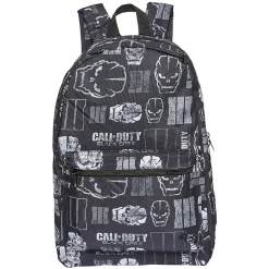 Gifi Sac à dos Call Of Duty Black Ops motif tête de mort noir et gris