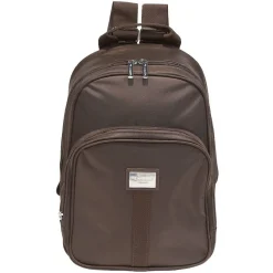 Clearance Gifi Sac à dos marron 2 compartiments zippés