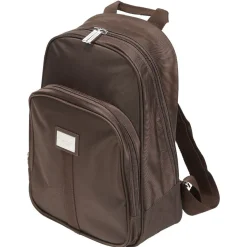 Clearance Gifi Sac à dos marron 2 compartiments zippés