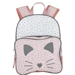 Outlet Gifi Sac à dos maternelle design chat rose gris