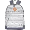 Sale Gifi Sac à dos motif ethnique gris et blanc
