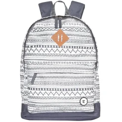 Sale Gifi Sac à dos motif ethnique gris et blanc