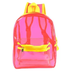 Best Gifi Sac à dos OMG rose et jaune transparent