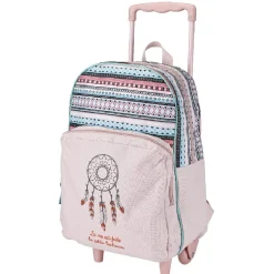 New Gifi Sac à dos trolley primaire rose design attrape rêve
