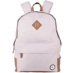 Clearance Gifi Sac à dos Tucson bi-matière rose simili marron