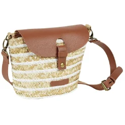 Sale Gifi Sac en paille tressé