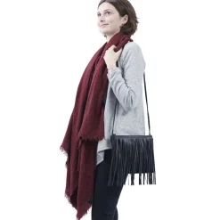 Gifi Sac à franges noir