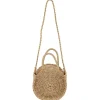 New Gifi Sac rond en paille tressé Ø 26 cm