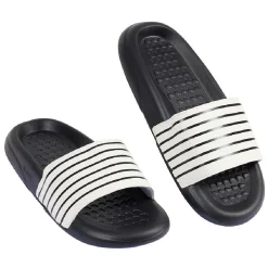 Sale Gifi Sandales claquettes plastique noir rayé blanc 38/39