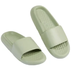 Hot Gifi Sandales claquettes plastique vert uni T38/39
