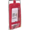 Hot Gifi Sangle de rangement pour cahier effet simili rouge
