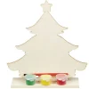 Gifi Sapin à decorer en bois avec peinture