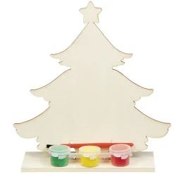Gifi Sapin à decorer en bois avec peinture
