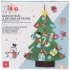 Gifi Jeux Créatifs<Sapin de Noël en feutre à décorer