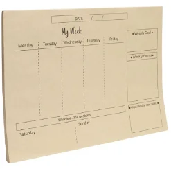 Semainier A4 papier*Gifi Clearance