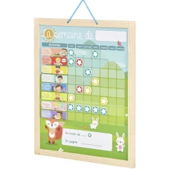 Gifi Semainier en bois avec récompenses pour enfant