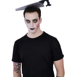 Serre-tête adulte Halloween illusion hâche sanglante plantée*Gifi