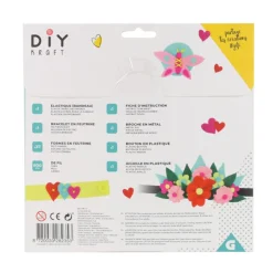 Gifi Serre tête DIY en feutrine à faire soi même décors fleurs