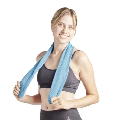 Gifi Serviette de sport violette 100x30 cm