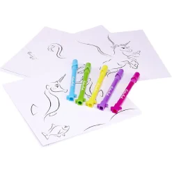Gifi Jeux Créatifs<Set activité dessin Rainbow Brush feutre x5 et feuille x20