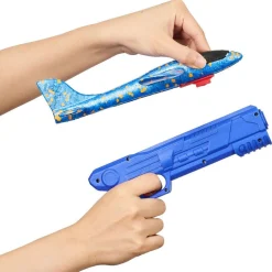 Best Gifi Set avion avec pistolet lanceur L.23cm