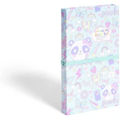 Gifi Jeux Créatifs<Set de 2 livres de coloriage avec 8 crayons de couleur