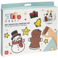 Gifi Jeux De Société Et Éducatifs<Set de Noël de peinture 3D pour fenêtre