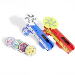 Gifi Jeux D'Imagination Et D'Imitation<Set de 2 pistolets et 4 toupies avec arène
